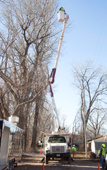 Tree Side Trim Boom Truck Med Size